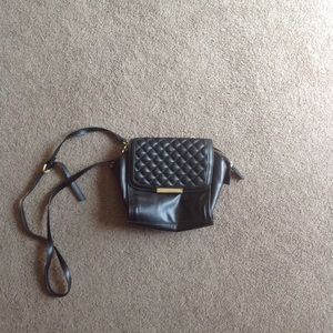 Quilted cross body bag
